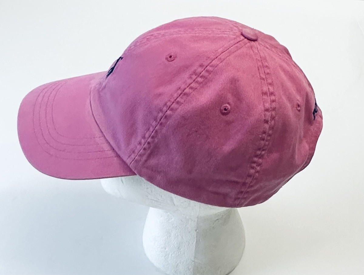 Polo Ralph Lauren Vintage Pink Pony Logo Leather Strap back