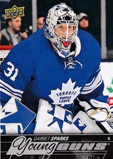 2015-16 Upper Deck Series 2 OVERSIZED Young Guns #480 Garret Sparks - Toronto