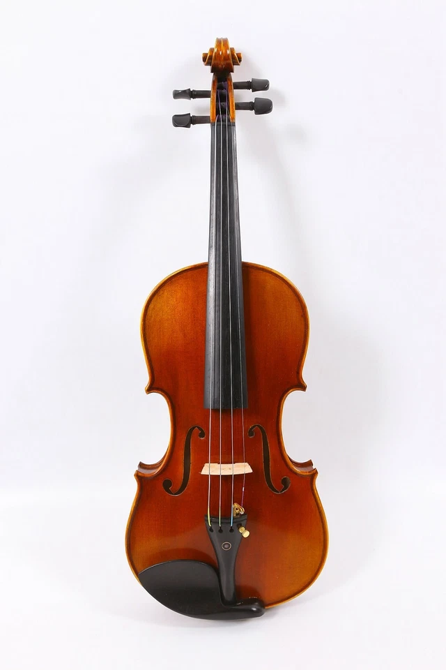 Master 4/4 Violin flamed maple Stradi model old paint Free Case bow #3267 - Image 4 of 4