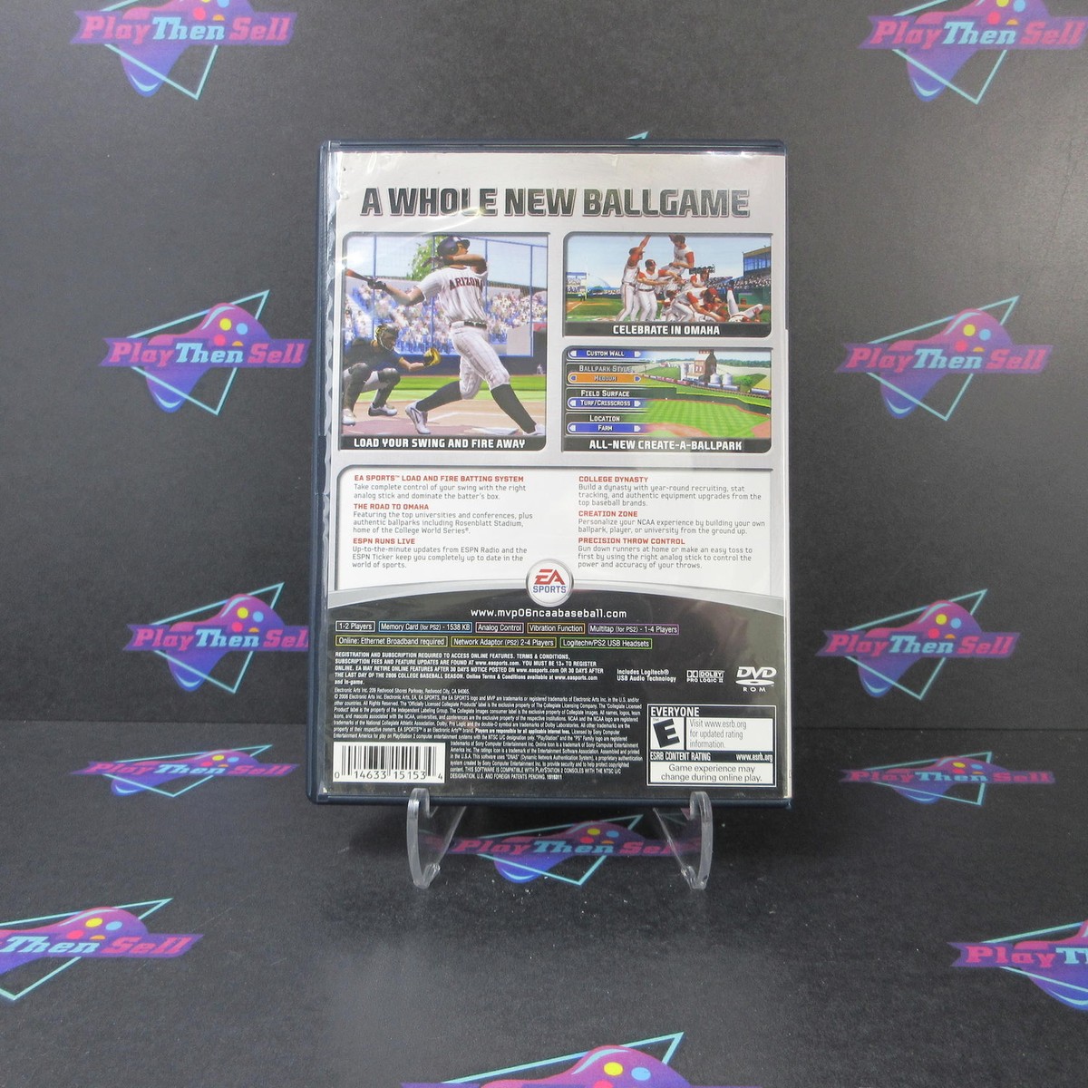 PlayStation2 - PS2★MVP NCAA BASEBALL 06 海外版 ps2_mvp_ncaa_baseball_2006_p_m