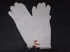 CRESCENDOE LADIES CREAM 100 NYLON DRESS GLOVES UNLINED SIZE 6.5