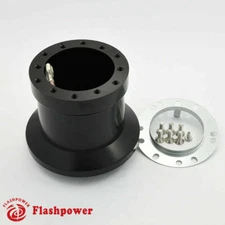 Flashpower Steering Wheel Hub Adapter boss kit BMW 1500 1600 1800 2002 Black