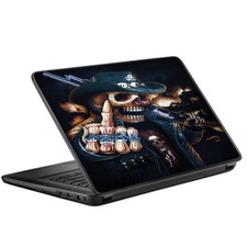 Skin Decal for HP 2000 Laptop 2013-14 15.6" 15" / Middle Finger Skeleton