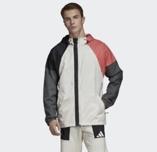 Men s Adidas Originals WND Running Jacket DW8495 Color Block Windbreaker M