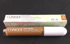 CLINIQUE EVEN BETTER ALL-OVER CONCEALER +ERASER Full Size "WN 118 Amber A51" NIB