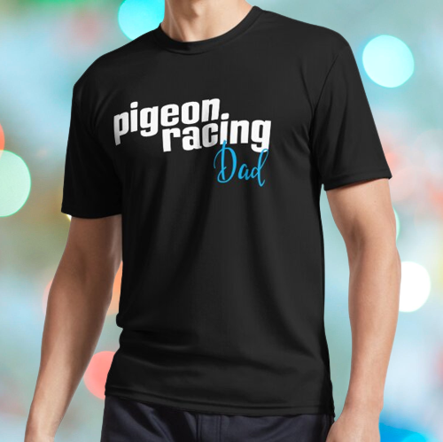 ALTRA MAGLIETTA SEXY PIGEON RACING DAD LOGO ATTIVO T SHIRT UNISEX DIVERTENTE USA TAGLIA S 5XL
