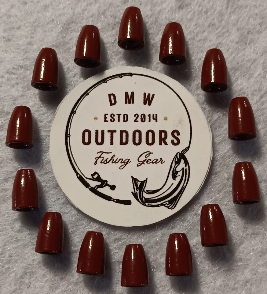 Tungsten BROWN Worm Weights 1/32 ounce (.9g) 15pk, Bullet Weights - Image 4 of 4