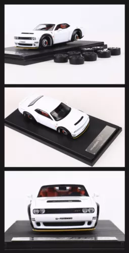 Fine Works FW 1:64 Dodge SRT Hellcat Demon Demon Alloy Car Diecast Model - Picture 17 of 26
