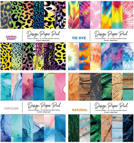 Scrapbooking Paper 12 X 12 Inch, 24 Sheets Craft Scrapbook Paper Pad, Single-Sid - Picture 5 of 12