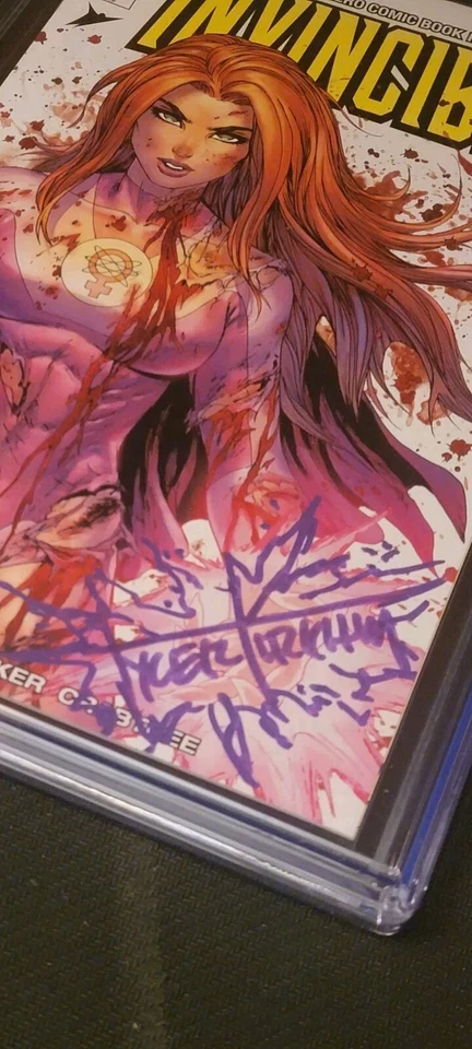 Invincible #2 Atom Eve CGC 9.8 Tyler Kirkham Power Artist Sig/Sketch CGC SS 9.8 - Image 2 of 3