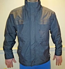 REI Men's Large coat double zip charcoal