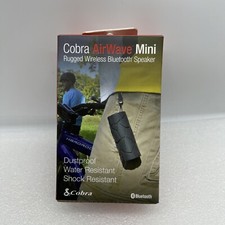 Cobra CWA BT300 AirWave Mini Rugged Wireless Bluetooth Speaker New 