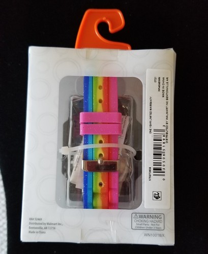 NWT Wonder Nation Spinner Cat LCD Watch Rainbow Band Sealed - Picture 3 of 3