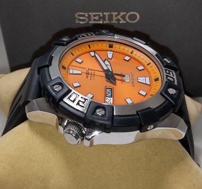 SEIKO 5スポーツ 4R36-06R0 Seiko - 5 Sports Blue Automatic Sports Watch - 4R36-06R0