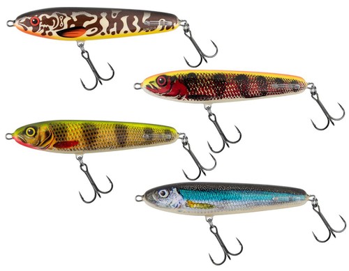 Leurre Salmo Sweeper 14 Cm 50 G - Couleur Holographique Perche - Pour Brochet - Action Nageante, Couleur