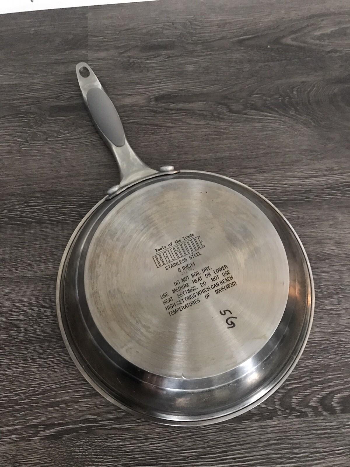 Belgique Stainless 8 Inch Skillet Frying Pan Oven Safe eBay