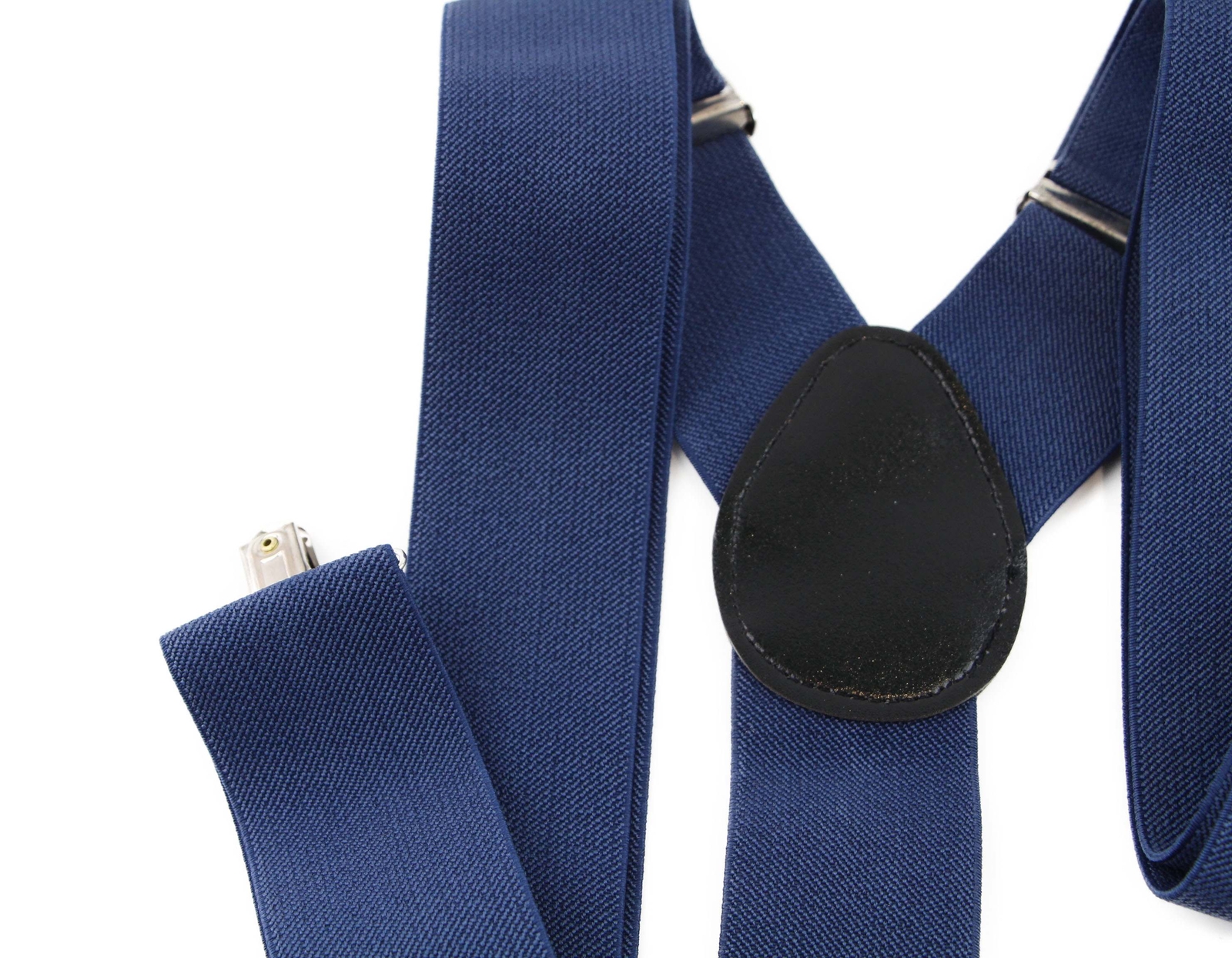 Extra Wide Heavy Duty Adjustable 120cm Navy Adult Mens Suspenders eBay