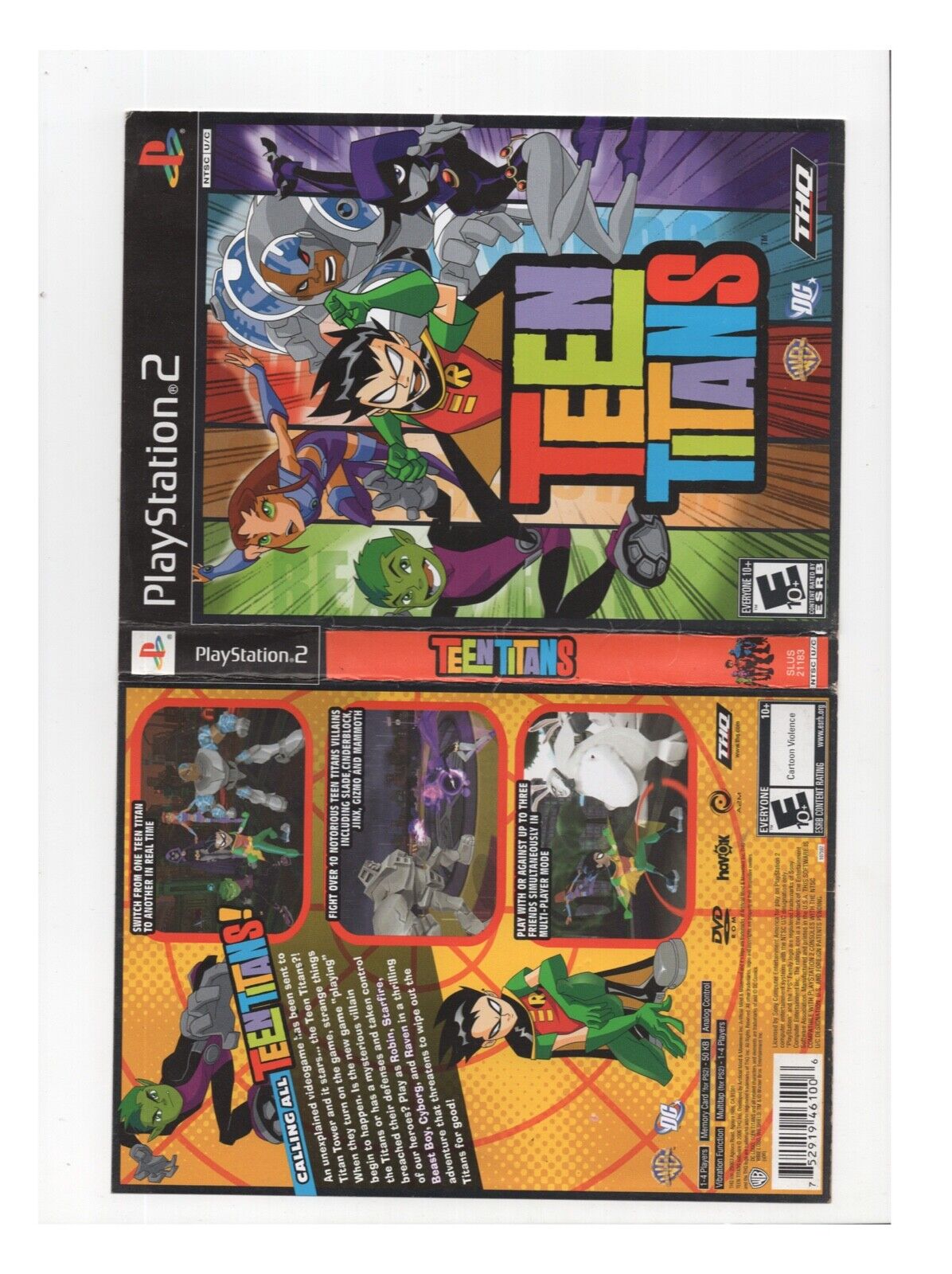 Teen Titans(Jovens Titans): Jogo Teen Titans de Ps2