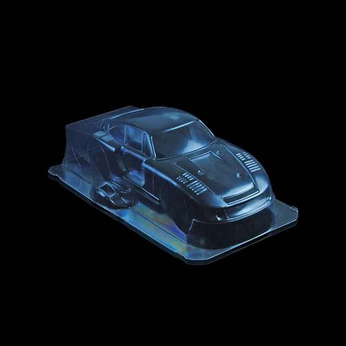 1/10 Lexan Clear RC Car Shell for M-Chassis PORSCHE 935 1978 Car body WB210mm - Picture 6 of 7