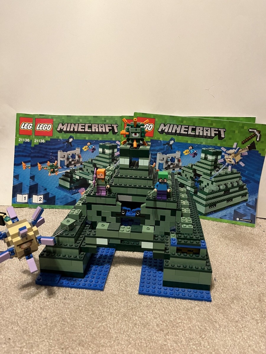 Minecraft Underwater Temple Lego Ocean Monument Minecraft Lego