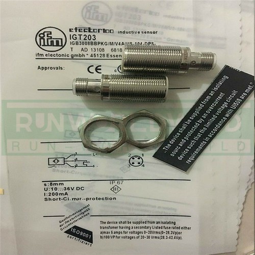 1 PCS New For IFM IGT203 INDUCTIVE SENSOR PROXIMITY SWITCH - Afbeelding 2 van 2