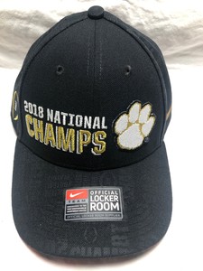 Details About Nike Clemson Tigers 2018 National Champions Locker Room Adjustable Cap Hat