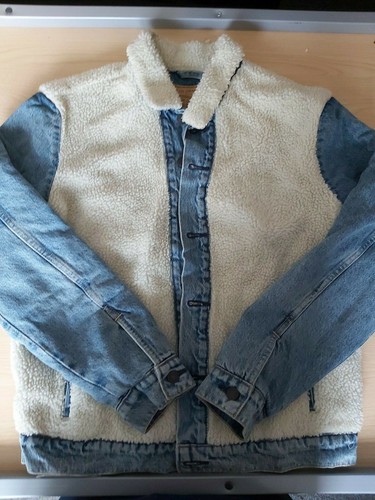 LEVI'S LEVIS BLUE DENIM / FUR WOOL JEAN 