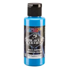 Createx Wicked Colors W087-02 Opaque Daylight Blue Blue 2oz. For Airbrush Paint