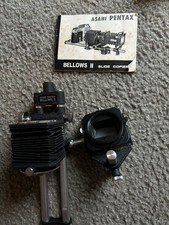Asahi Pentax Bellows II with Slide Copier M42 Adapter