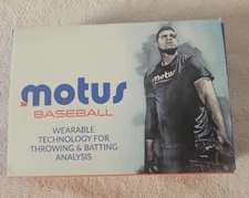 Motus/Pulse baseball wearable technology for throwing and batting analysis