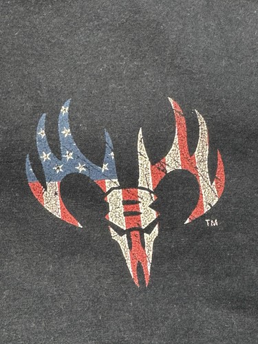 MAGLIETTA BUCK WEAR SPARE ME THE DISCUSSE, I'LL STICK TO MY GUNS BLU NAVY TAGLIA 3XL - Foto 4 di 5