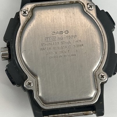 Casio Chronograph Illuminator #2315 AQ-150W Analog/Digital Vintage Men’s Watch Vintage Casio Chronograph 2315 AQ-150W Ana Digi Men main image 4