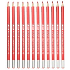 12Pcs Watercolor Pencil for Coloring, Drawing, Painting, Bright Red