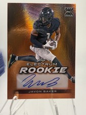 2024 Leaf Electrum - Rookie Autographs Javon Baker #RA-JB1 Bronze /59 (AU, RC)