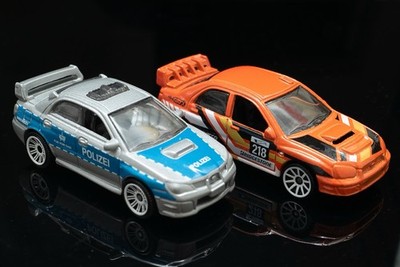 Lot of 2 Hot Wheels Subaru Impreza Multipack  - Loose