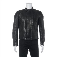 Lewis Giacca Pelle 36 Uomo Nero Ossa Secche Universal Racer MK-2 Wr