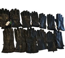 13 NOS Leather Gloves Mens Various Sizes Makers Styles New Old Stock
