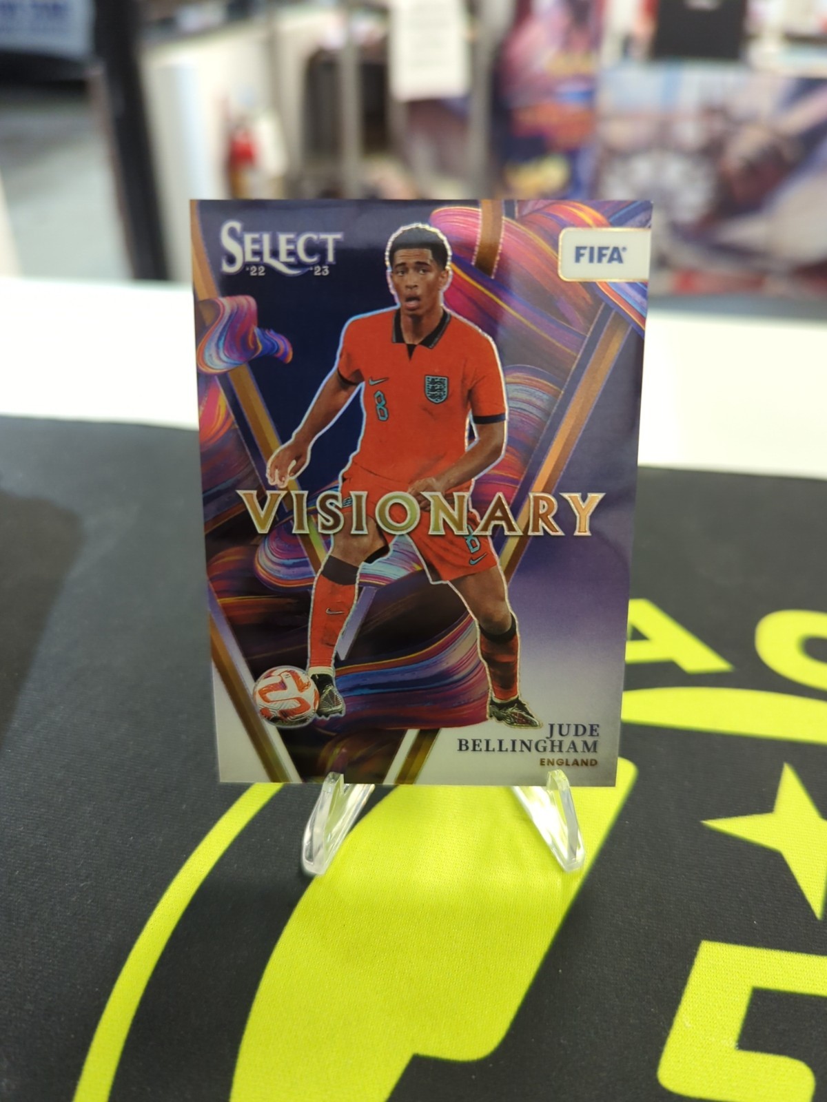 Jude Bellingham 2022-23 Panini Select FIFA Visionary England Madrid Case Hit