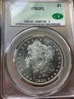 1885 P MS 63 PL Proof Like CAC Morgan silver dollar Liquid Mirrors Flashy PQ Cam