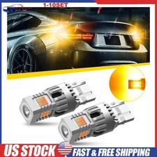 Led Front Turn Signal Blinker Light Bulb 7443 7444 7440 Amber Yellow 3000k 2-20x