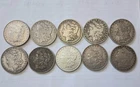 Lot of 10 Morgan silver dollar circulated condition 90% silver Variety Of Dates