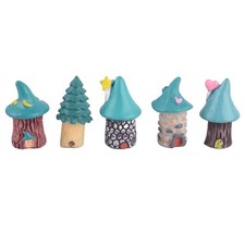  5 Pcs Mini House Decorations Dollhouse Micro Landscape Stone Statue