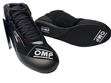 OMP KS3 KS-3 KARTING BOOTS BLACK MY 2026 SUEDE LEATHER / RACE KART TRACK DAYS