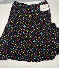 LuLaRoe Madison Large Skirt Pleated Pockets A-line
