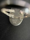 Vintage Native American Effie C Zuni Snake Ring Sterling Silver Turquoise Coral — photo 7