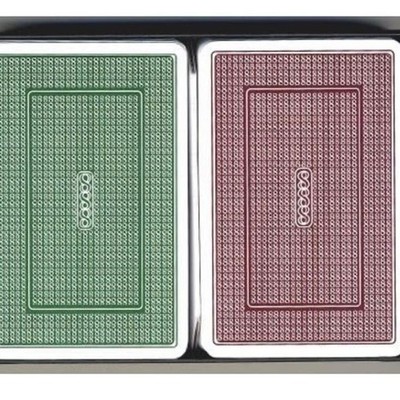 Turbo 100% Plastic Playing Cards Set Sealed In Box  Distinctive Suits & Faster P