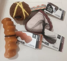 Bark Box Lot of 3: A Squeaky Meat-A-Ball, Crunchy Potato Fry & Sweetie Pie...NWT