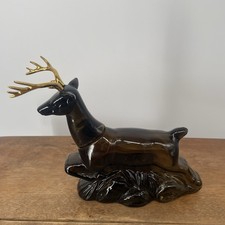 Vintage 70s Avon 10 Point Buck Wild Country Aftershave Decanter Bottle