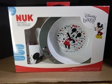 Nuk Mickey Mouse Infant Tableware Set New