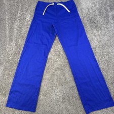 High Performance Uniforms Scrub Pants Women's Small Blue Drawstring Nursing Cute
